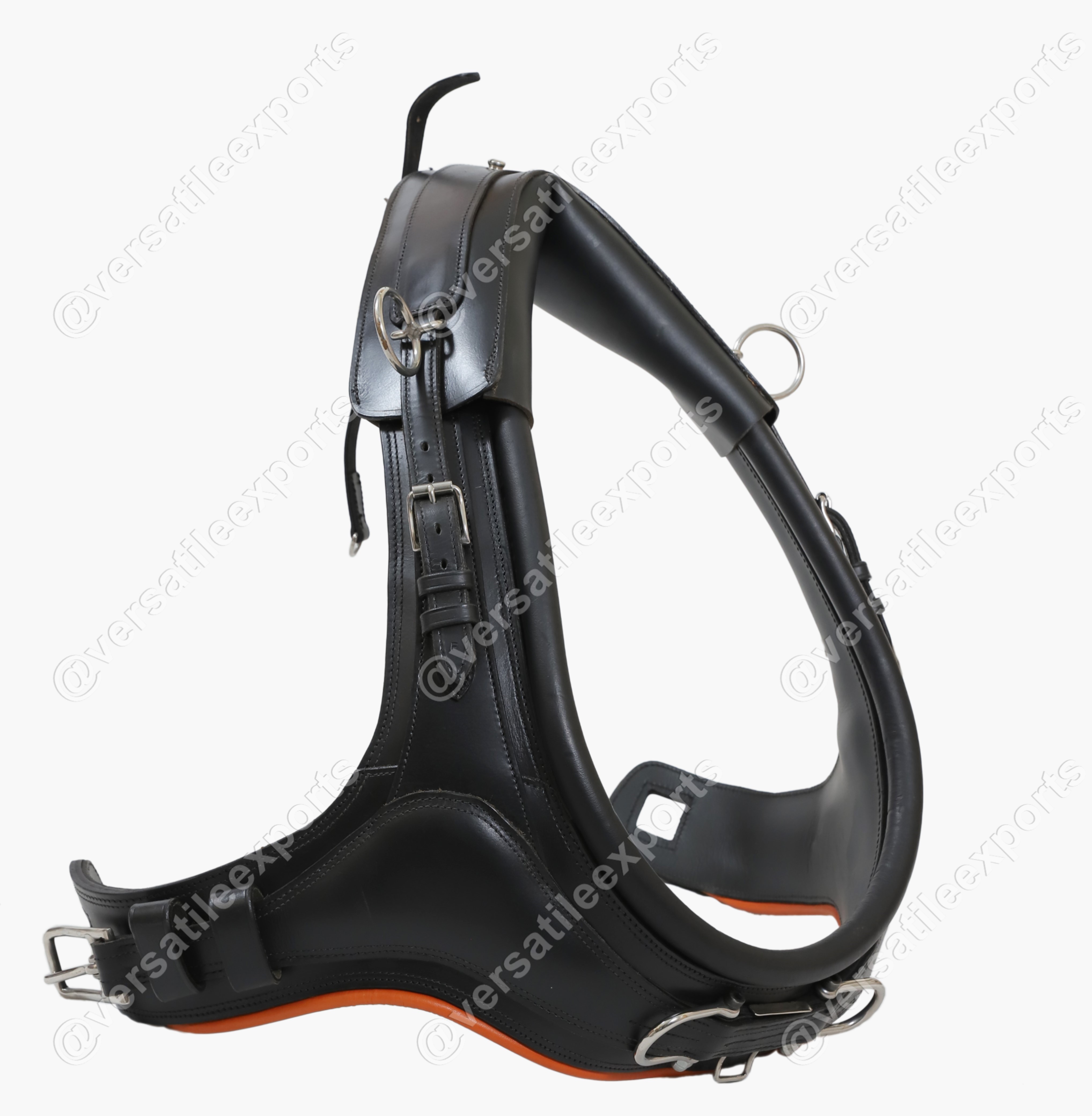 Carriage Driving Harness with Euro Collar